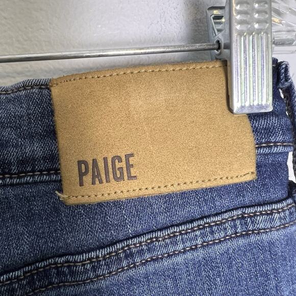Paige Womens Lennox Jeans Sz 29 Slim Fit Denim Blue Stretch - Picture 6 of 12